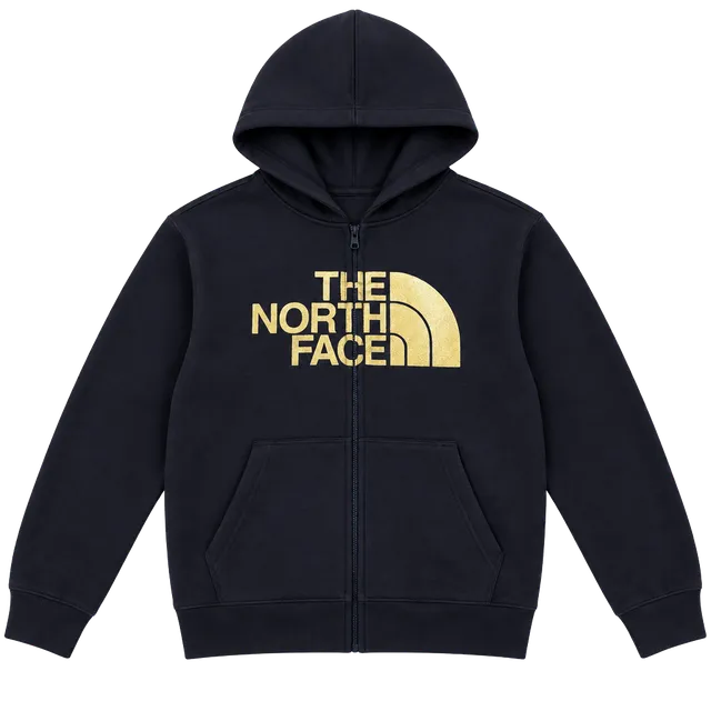 The North Face Women's Black Metallic Half Dome Hoodie Small S SM C40