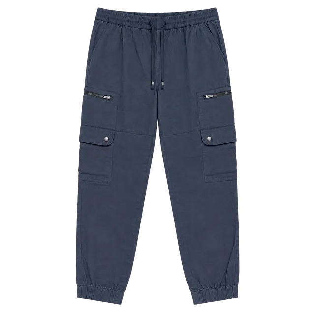 Banana Republic Women’s Medium Navy Blue Lyocell Cargo Jogger Pants