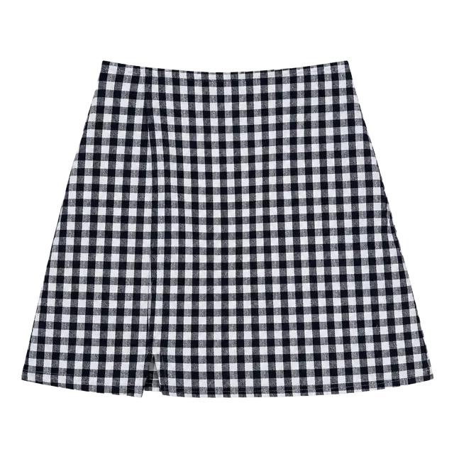 NWT American Eagle Black & White Gingham XXS Skirt
