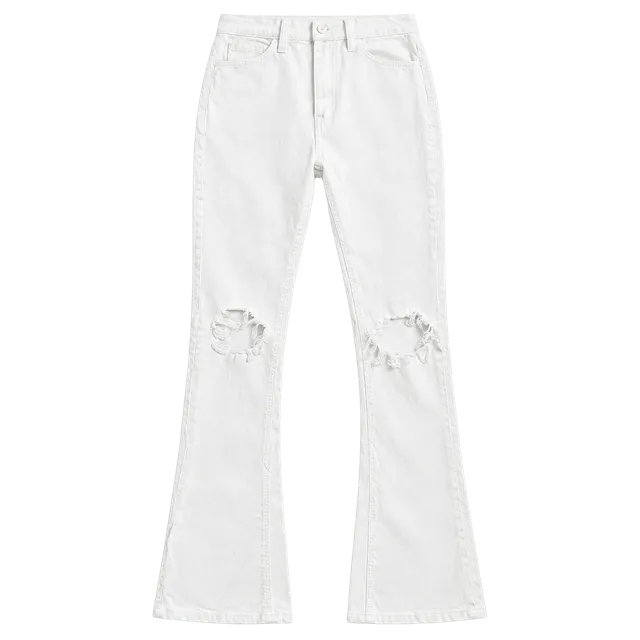 Vibrant M.I.U. Distressed Skinny Jeans Size 1 (W24) White