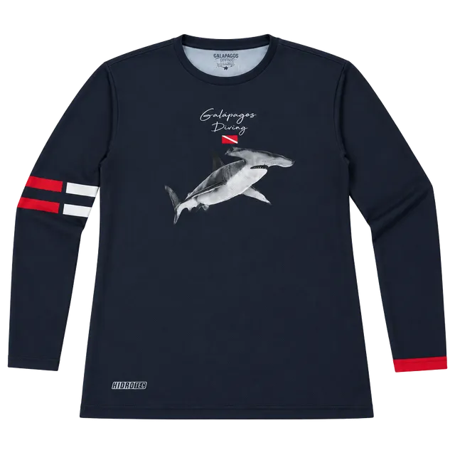Galapagos Diving Hydrotec Long Sleeve Shirt Size M
