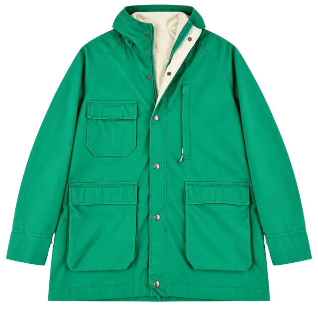 Woolrich Mountain Parka Green Kelly Hooded Jacket