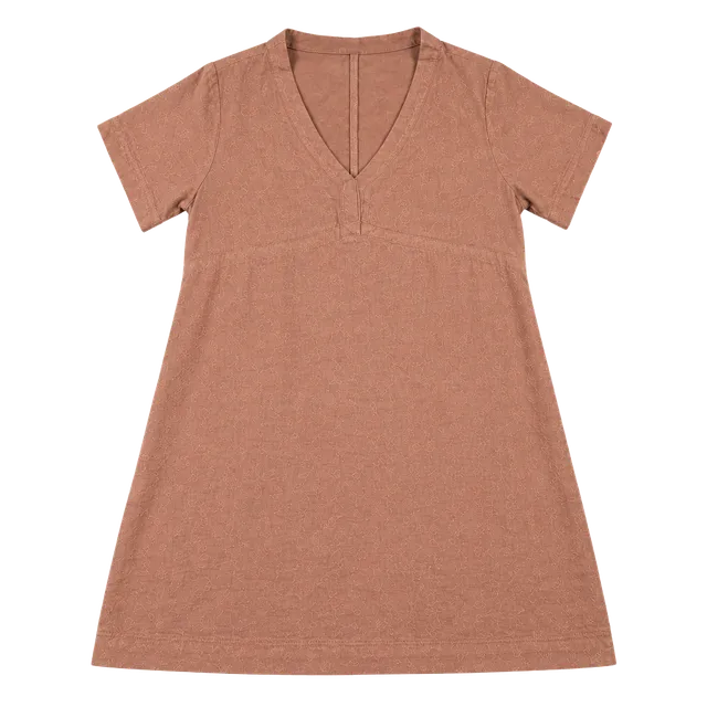 Old Navy Brown V-Neck Tunic Top Size L