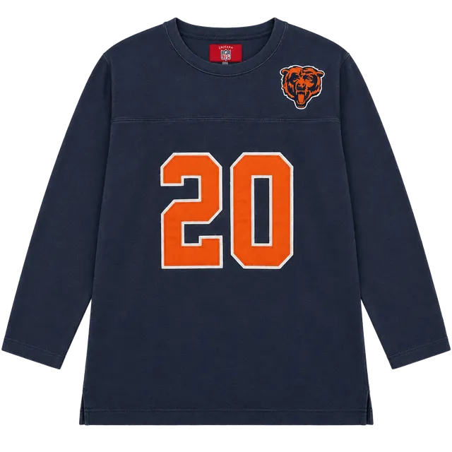 Gridiron NFL Chicago Bears 20 Long Sleeve Jersey Shirt Blue