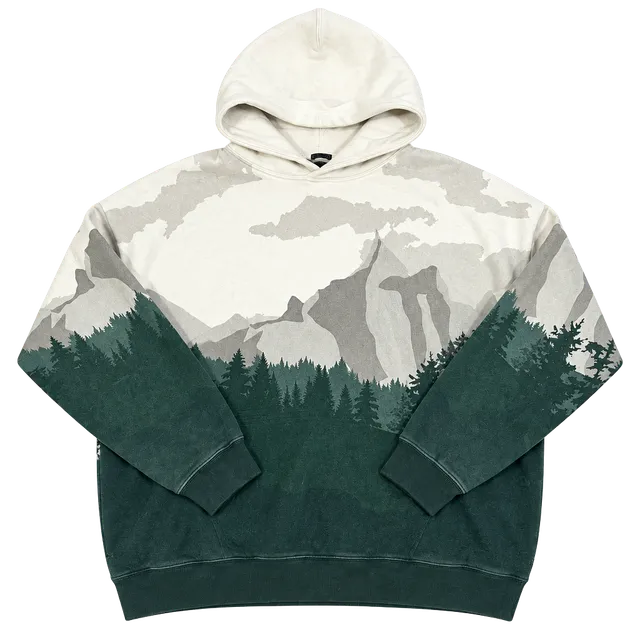 Abercrombie & Fitch Oversized Mountain Forest Hoodie Size XL