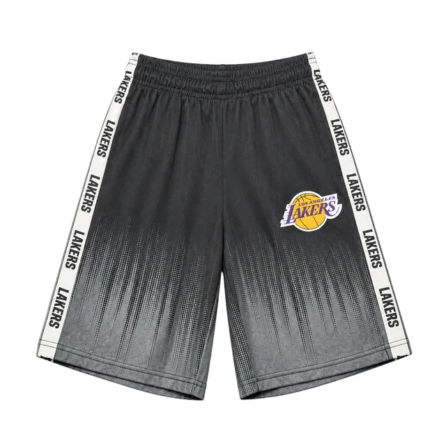 NBA Los Angeles Lakers Basketball Shorts Size L 14-16 Black Ombre