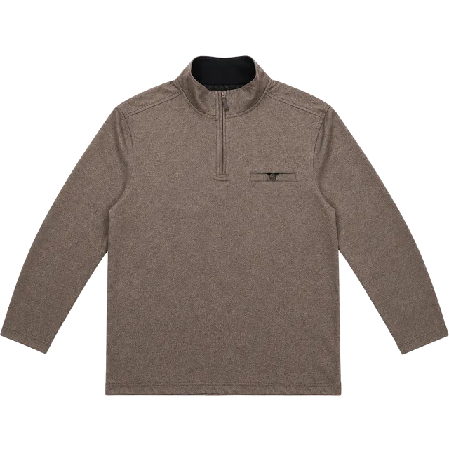 ​Age of Wisdom Qtr Zip Pullover XL Brown Golf Quiet Luxury Preppy Gorpcore