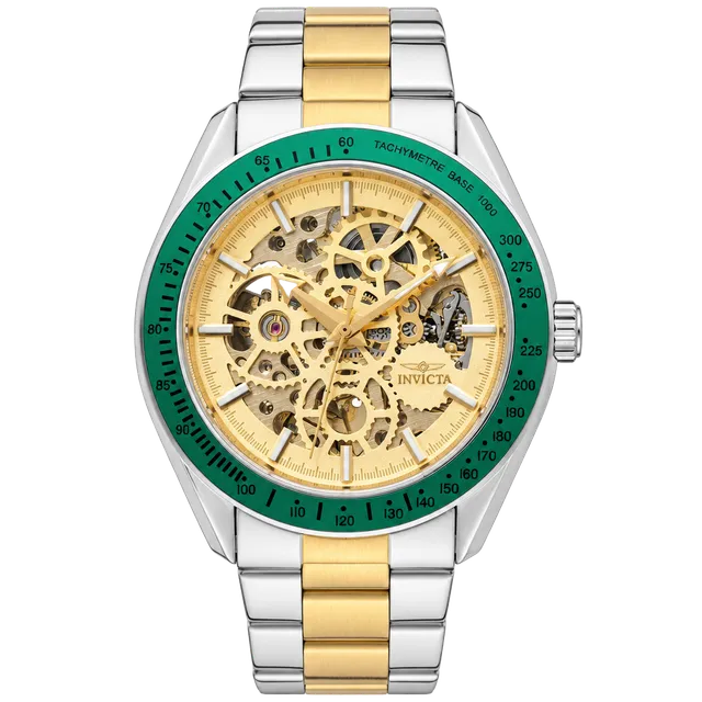 Invicta Objet D Art Skeleton Dial Two-Tone Automatic