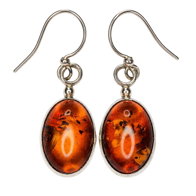 Sterling Silver 14k Gold Baltic Amber Earrings