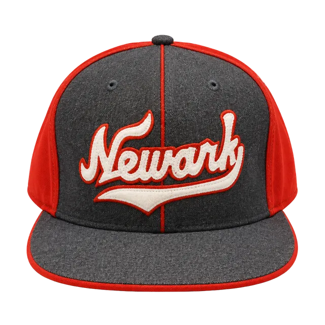 Headgear Newark Eagles Hat Size 8 Gray Red Wool Baseball Cap