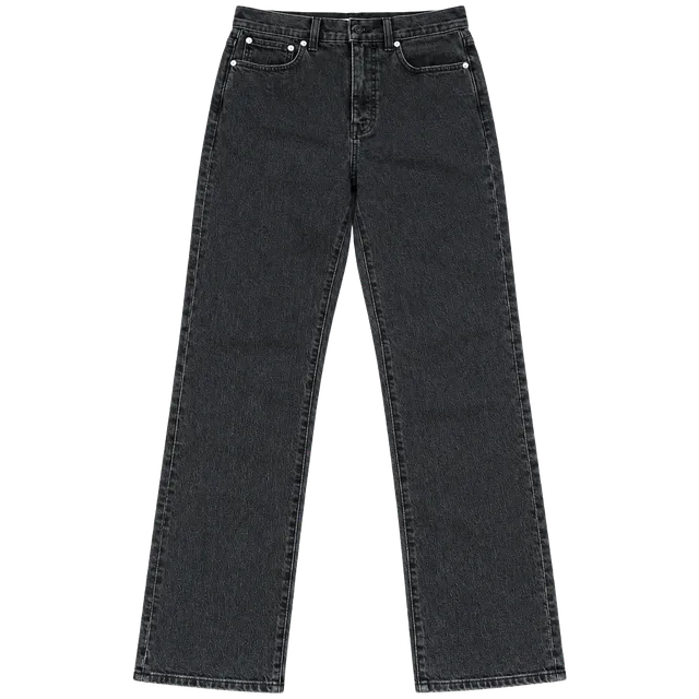 Madewell 90s Straight Leg Jeans Black Wash Like New 27 