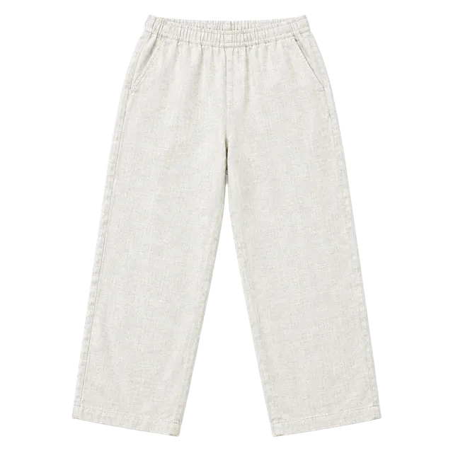 H&M Linen Pants Cream Size 14