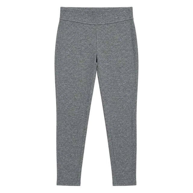 Lands' End Serious Sweats Pants Size Large Gray Cotton Blend
