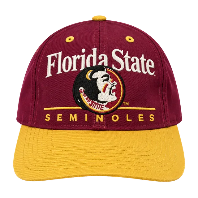 Twins Enterprise Florida State Seminoles Snapback Hat Garnet Gold
