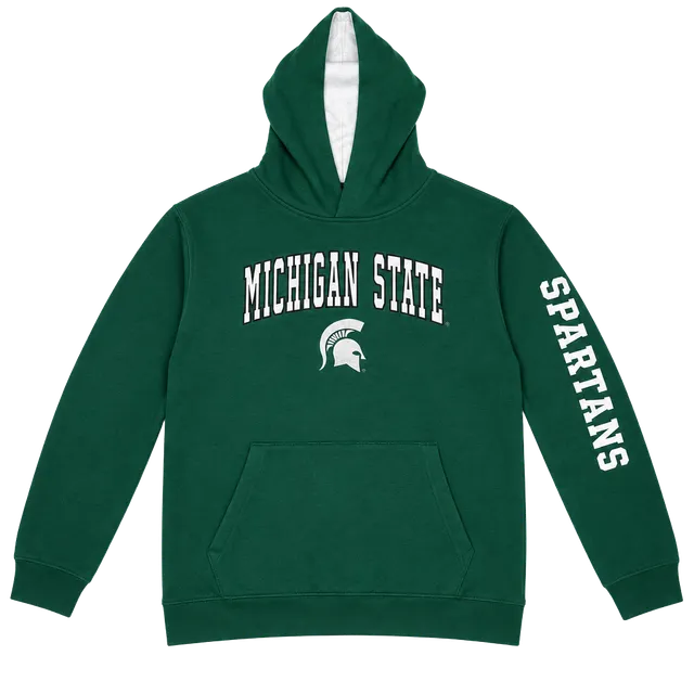 Colosseum Michigan State Spartans Hoodie Youth Size XL Green Pullover