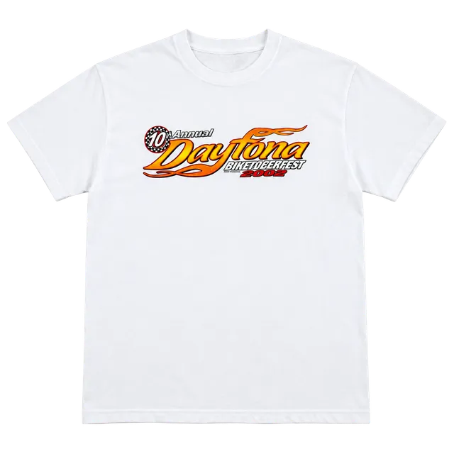 Ryder Sports Daytona Biketoberfest 2002 T-Shirt White Vintage