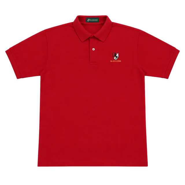 Outer Banks Blackhorse Polo Size Medium Red Cotton Short Sleeve