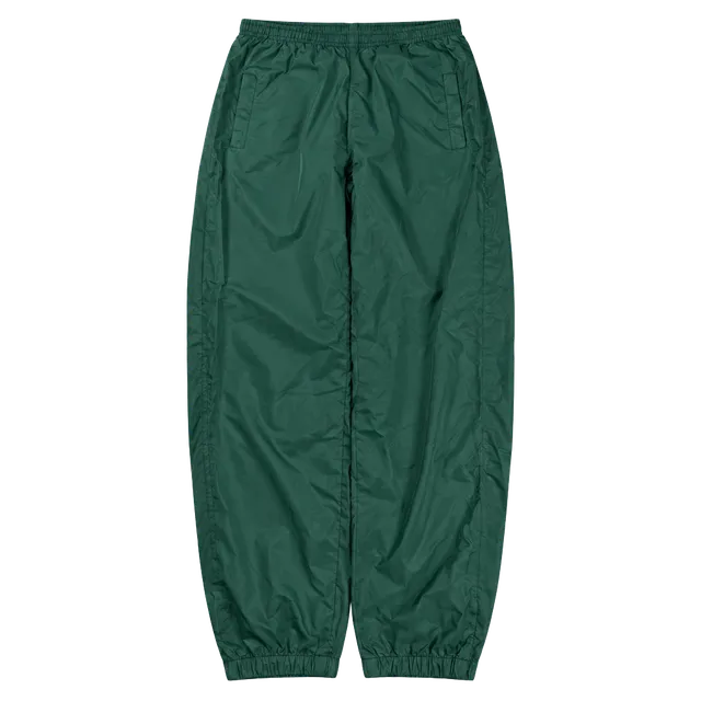Vintage Steve & Barry's Nylon Track Pants Size L Green Windbreaker Joggers
