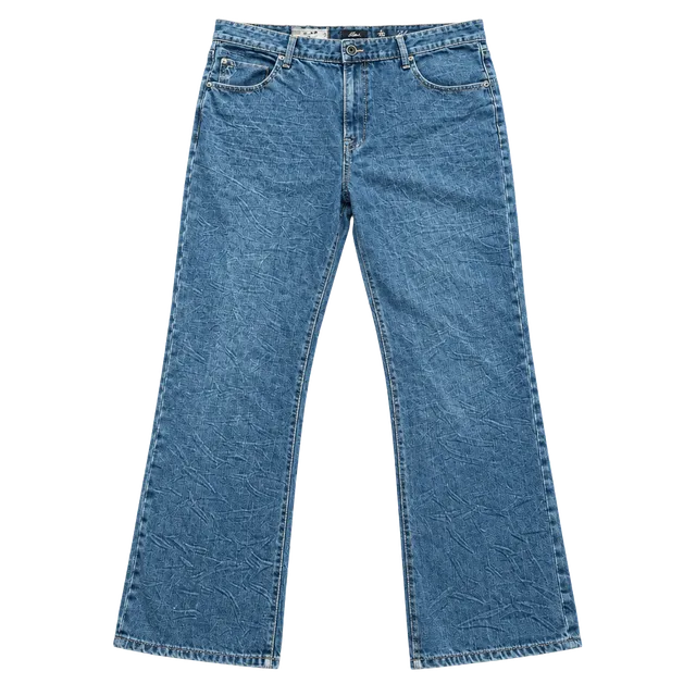 Marc Ecko Bootcut Jeans Size 40 Blue Embroidered Pockets