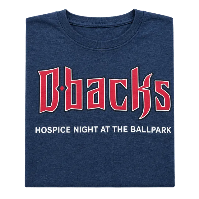 Gildan Arizona Diamondbacks T-Shirt Size XL Hospice Night at the Ballpark