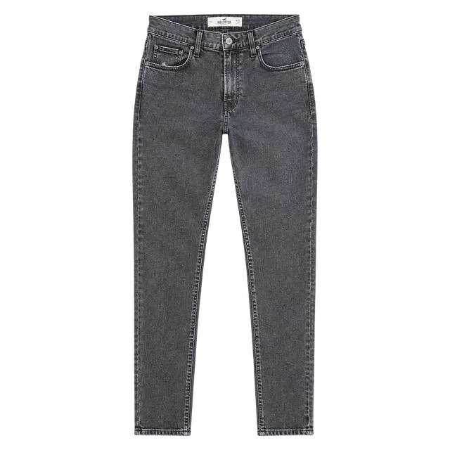 Hollister Slim Straight Jeans 30x34 Black Epic Flex