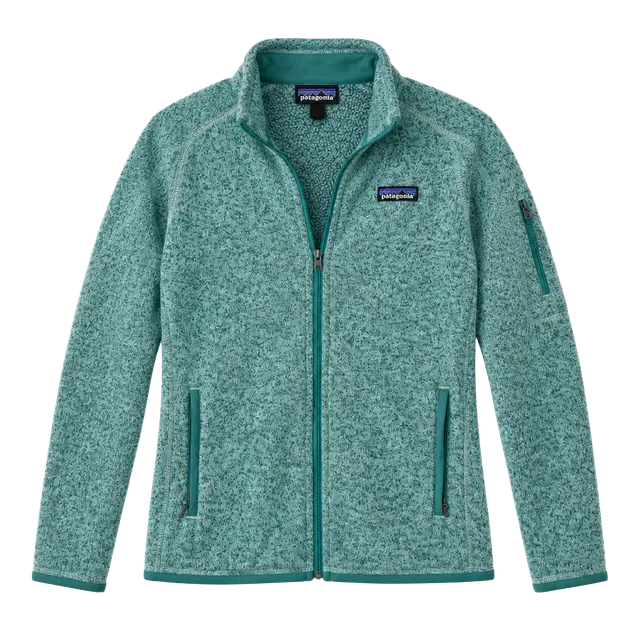 Patagonia Better Sweater Fleece Jacket Size S Green Full Zip
