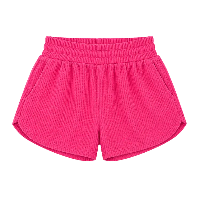 Gilly Hicks Waffle Knit Lounge Shorts Size XS Hot Pink