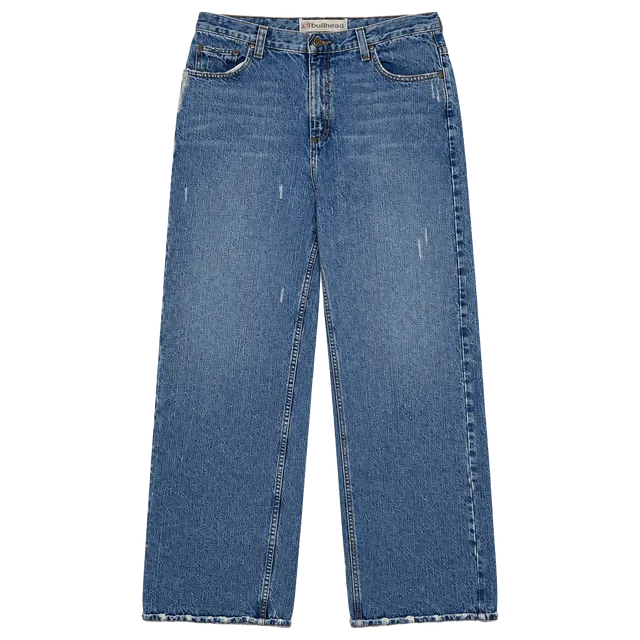Vintage Bullhead Denim Co Super Baggy Y2K Skater Wide leg Jeans Sz 33x32