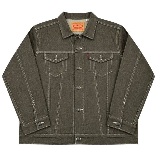 NWT Levi's The Trucker Jacket Size XXL Brown Denim