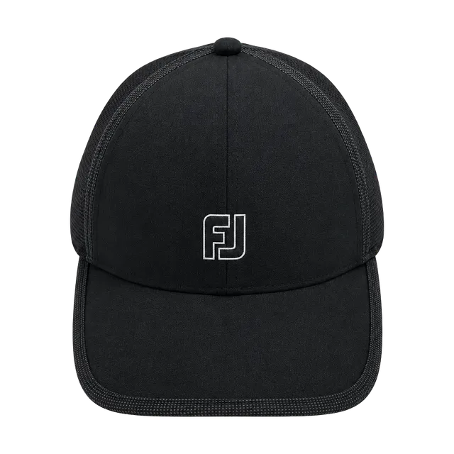 FootJoy Hydro Series Black Cap Golf Hat Adjustable Strap Back