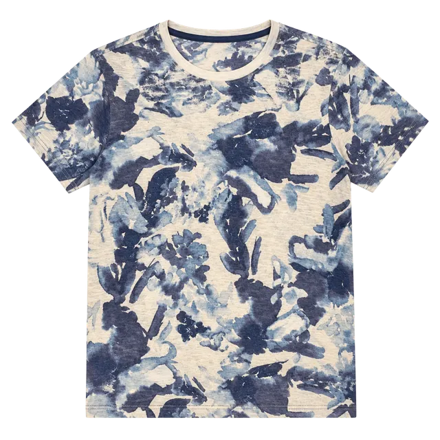 Tommy Bahama T-Shirt Size XS Blue Floral