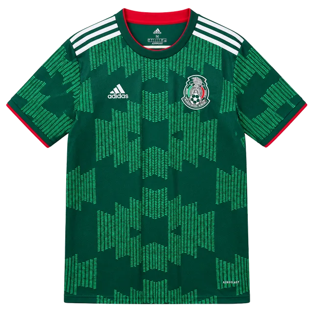 Adidas Mexico Home Soccer Jersey Size L Green Aeroready