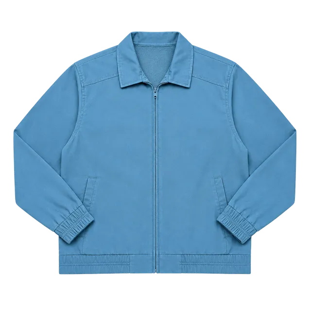 Draper's & Damon's Women’s Lightweight Zip Front Casual Jacket XL Slate Blue