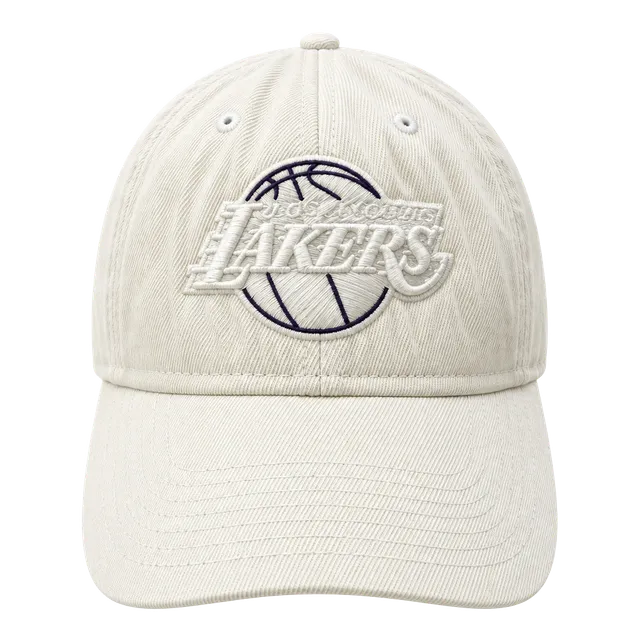Reebok Los Angeles Lakers OSFA White Corduroy NBA Hat