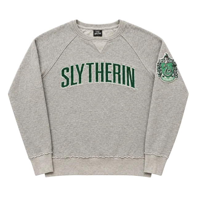 Universal Studios Harry Potter Slytherin Sweatshirt Size S Gray