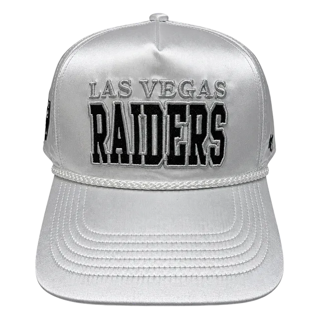 Las Vegas Raiders '47 White Outspoken Hitch Adjustable Hat