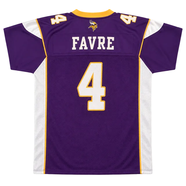 Reebok Minnesota Vikings Brett Favre 4 Jersey Size 2XL Purple NFL