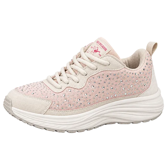 True Religion TR-Katie-S Sneakers Size 9 Pink Rhinestone
