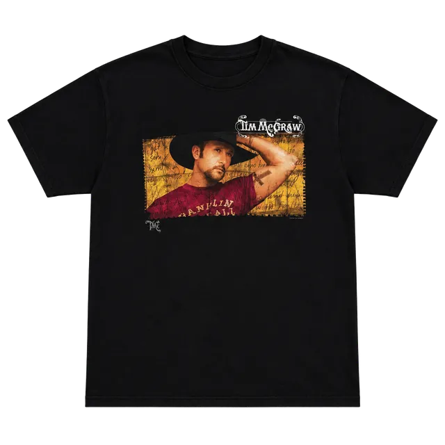 Tim McGraw Concert Tour Graphic T-Shirt Black