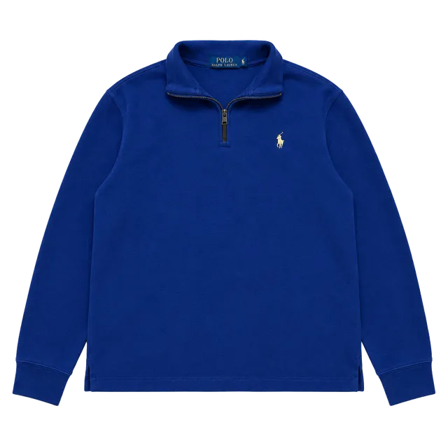Polo Ralph Lauren Quarter Zip Sweatshirt Size XL Royal Blue Pullover