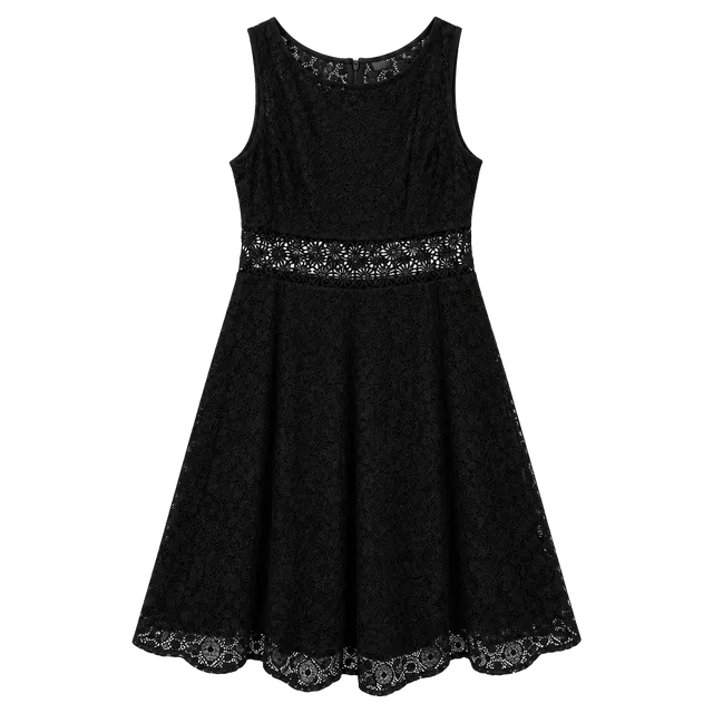 Adam Levine Lace Dress Size L Black Cutout Fit And Flare Mini