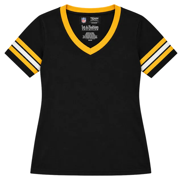 NFL Pittsburgh Steelers Women's Lace-Up Sequin Jersey Size M