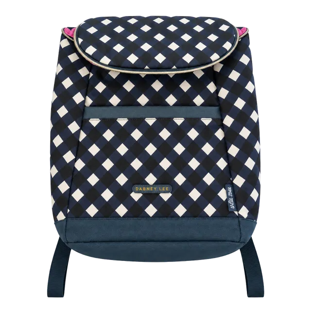 Dabney Lee Arctic Zone Cooler Backpack Gingham Navy