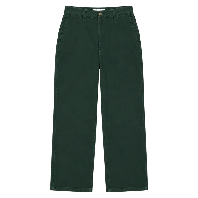 Perry Ellis America Pants Green Cotton Twill