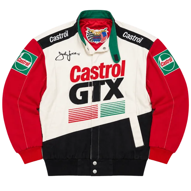 Vintage Castrol GTX John Force Racing Jacket Size XL SEE PHOTOS