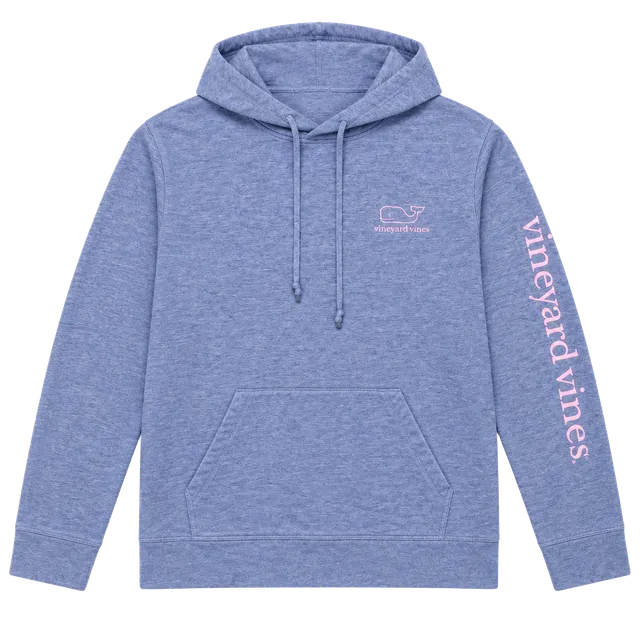 Vineyard Vines Pullover Hoodie Blue Pink Logo