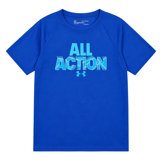 Under Armour All Action T-Shirt Size YXL Blue HeatGear
YOUTH