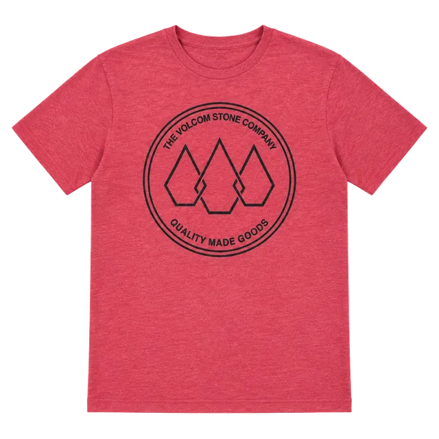 Volcom Graphic T-Shirt Size 3XL Red Cotton Blend