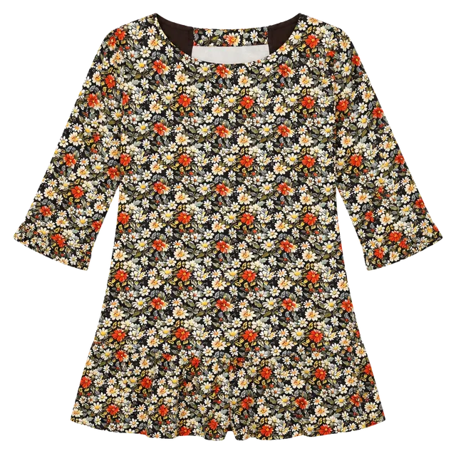 Free People Fall Floral Mini Dress