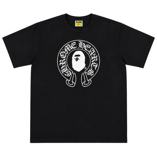 A Bathing Ape x Chrome Hearts T-Shirt Black Size M